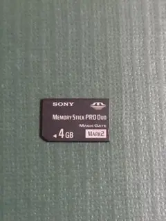 メモリースティックデュオ　 4GB SONY