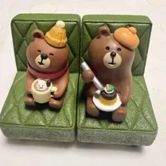 concombre コンコンブル くま 置物 2点セット - メルカリ