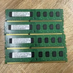 SanMax DDR3 8GB 2枚セット デスクトップ用メモリ 2Rx8 - メルカリ