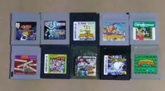 あ*ん様 【不用品処分】ジャンク扱い　ゲームボーイソフト10個セット 初期画面確
