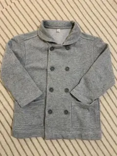 無印良品　綿ジャケット　カーディガン　110 グレー