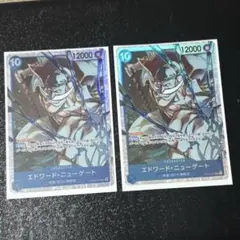 ワンピースカード エドワード・ニューゲート 2枚セット