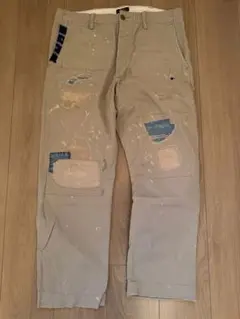 ラルフローレン　パッチワーク　リペア加工 チノパンツ 32 30 ralph