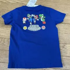 スーパーマリオ Tシャツ 110cm 青