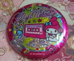 【新品】サンリオキャラクター キラキラBIG缶バッジ2 マイメロディ