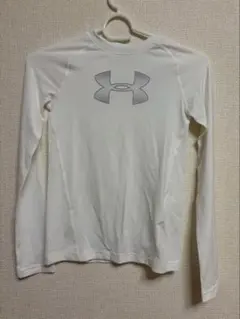 【3/31迄出品】Under Armour 長袖シャツ ホワイト アンダー 白