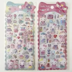 サンリオ キティちゃん ぷくぷくシール ぷっくりシール 2枚セット