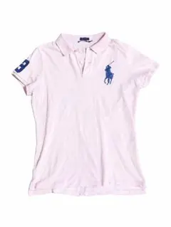 Ralph Lauren ビッグポニー ポロシャツ y2k swag ピンクのサムネイル