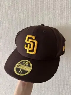 NEW ERA 59FIFTY ブラウンキャップ 7 1/8