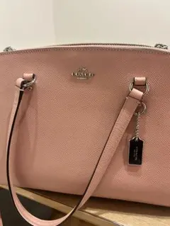 COACH ピンク レザー バッグ