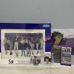 名探偵コナン　セガラッキーくじ　アクリルアートパネル　缶バッジ　アクリルブロック