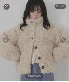 LIAN プードルファーブルゾン