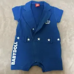 《送料込み》BABY DOLL ロンパース　ブルー　70のサムネイル