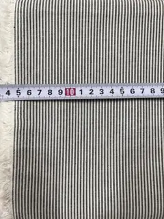 ストライプ生地　110×3.5m ナチュラル系
