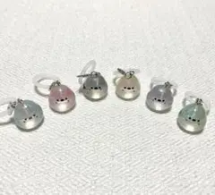 ドットグミまるうさぎみずいろ レジンパーツ チャーム ぐで猫 華 冠