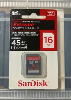 【未開封】 SanDisk Extreme 16GB SDHC UHS-Iカード