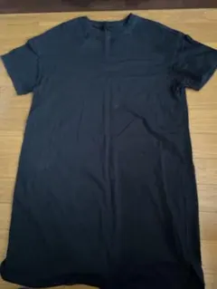 女児G U 半袖 ワンピース ブラック　150cm