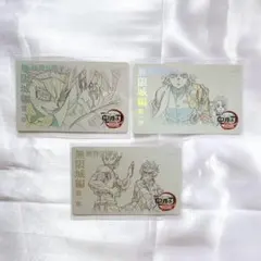 ♡ 鬼滅の刃 冨岡義勇 猗窩座 炭治郎 ムビチケ風カード 無限城編