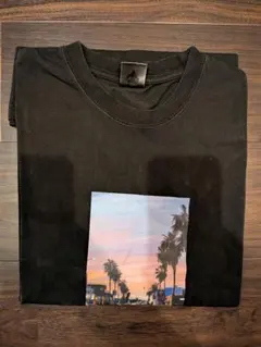 新品未使用 XLARGE ブラック Tシャツ Mサイズ 風景プリント