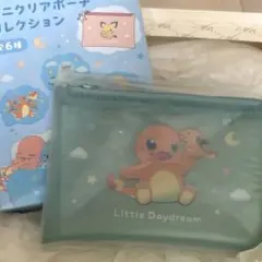 ポケモン　ポーチLittle Daydream ヒトカゲとリザードン　ポケセン