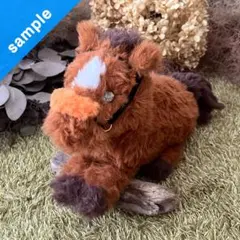 【sample】　あみぐるみ　オーダーメイド　ぬいぐるみ　アートドール　馬　狐