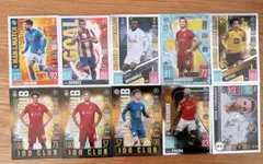 サッカートレーディングカードセット10枚