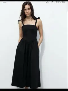 ZARA コルセットワンピース　リボン