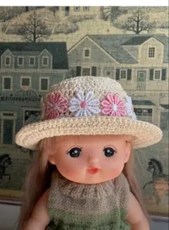 FUMI 様専用③⑧メルちゃん麦わら帽子