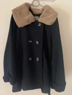 OLIVE des OLIVE ネイビー ダブルブレストコート