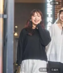 【新品】しゅりプロデュース　2WAYメッシュプルオーバー　スミクロラメ　Lサイズ