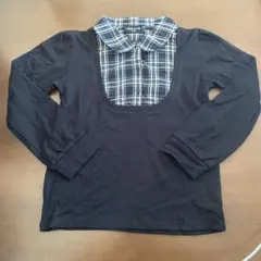 COMME CA ISM 長袖シャツ 120A 黒