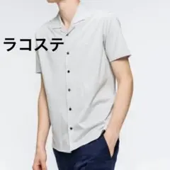【美品】【LACOSTE】ラコステ COOLMAX カッターシャツ ストーンのサムネイル