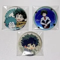 ヒロアカ ジャンプGIGA 緑谷出久 缶バッジ5点 カード1点 まとめ売り