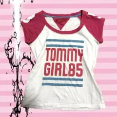 TOMMY GIRL 半袖 Tシャツ ピチT 海外ガール 平成ギャルのサムネイル
