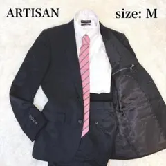 ARTISAN アルチザン ビジネススーツセットアップ ブラック ストライプのサムネイル