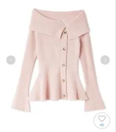 【新品未使用タグ付】スナイデル　snidel ペプラムニットプルオーバー