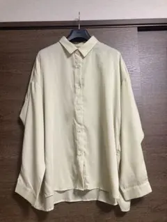 GU ブラウス　シャツ　イエロー　L