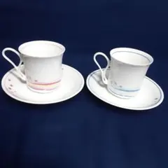 Maruri　ペアカップ・ソーサー 2個セット