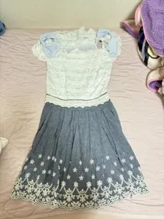 TRALALA LIZLISA チェック 赤 ワンピース トップス フリル - メルカリ