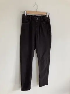 150 ヒートテックジーンズ　ブラック　男女