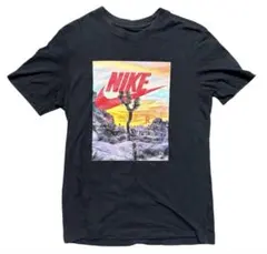 NIKE グラフィックプリント スウッシュ AIR ブラック tシャツ