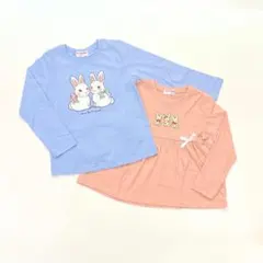 子供服 女の子 120cm 長袖 Tシャツ まとめ売り 新品 YFN2-2