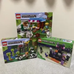 レゴ　マインクラフトセット　21158、21242、21184
