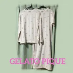 ジェラートピケ　新品　Tシャツ　ワンピース　動物柄