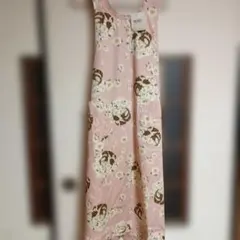 PINK HOUSE 花柄ロングエプロン　訳あり