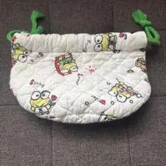 けろけろけろっぴ 巾着袋 キルティング 헤세이 레트로 昭和