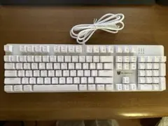 有線ホワイトキーボード N-949RO