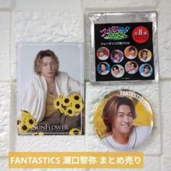 FANTASTICS 瀬口黎弥 フォトカ 缶バッジ まとめ売り