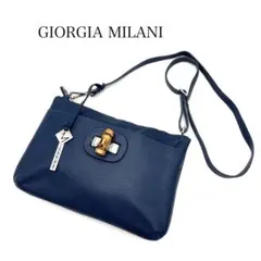 GIORGIA MILANI 本革 ターンロック ショルダーバッグのサムネイル