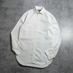 希少 90s イタリア製 ラルフローレン ドレスシャツ 白 37-80のサムネイル